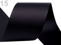 Textillux.sk - produkt Rypsová stuha šírka 40 mm - 15 čierna