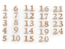 Textillux.sk - produkt Sada čísiel na adventný kalendár / 1 - 24