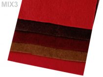 Textillux.sk - produkt Farebná sada dekoratívnych filcov / plstí 10x45 cm - mix č. 3

