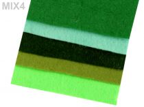 Textillux.sk - produkt Farebná sada dekoratívnych filcov / plstí 10x45 cm - mix č. 4
