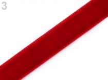 Textillux.sk - produkt Sametová stuha šírka 9 mm - 3 červená