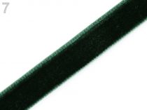 Textillux.sk - produkt Sametová stuha šírka 9 mm - 7 zelená tm.
