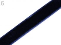 Textillux.sk - produkt Sametová stuha šírka 9 mm - 6 modrá tmavá