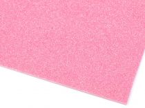Textillux.sk - produkt Samolepiaca penová guma Moosgummi s glitrami, sada 10 ks 20x30 cm - 7 ružová