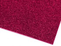 Textillux.sk - produkt Samolepiaca penová guma Moosgummi s glitrami, sada 10 ks 20x30 cm - 9 ružová kriklavá
