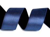 Textillux.sk - produkt Saténová guma šírka 30 mm - 5 modrá tmavá