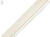 Textillux.sk - produkt Saténová paspulka šírka 10 mm - 3 krémová najsvetl