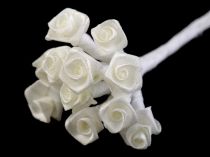 Textillux.sk - produkt Saténová ruža na drôtiku Ø10 mm