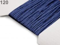 Textillux.sk - produkt Saténová šnúra Ø1 mm - 120 modrá parížska