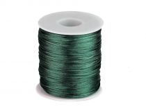 Textillux.sk - produkt Saténová šnúra Ø1 mm - 74 zelená malachitová
