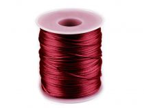 Textillux.sk - produkt Saténová šnúra Ø1 mm - 48 červená karmínová