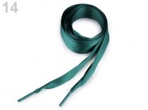Textillux.sk - produkt Saténové šnúrky do topánok, tenisiek a mikin dĺžka 110 cm - 14 zelená tm.