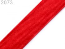 Textillux.sk - produkt Saténový šikmý prúžok šírka 15mm,zažehlený   - 2073 červená