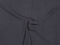 Textillux.sk - produkt Šatovka drobná bodka 145 cm - 4- biela mini bodka, čierna