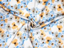 Textillux.sk - produkt Šatovka  modré kvety 145 cm