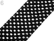 Textillux.sk - produkt Sieťovaná guma šírka 7 cm tutu - 6 čierna