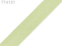 Textillux.sk - produkt Šikmý prúžok bavlnený šírka  14mm zažehlený - 774 151 khaki sv.
