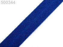 Textillux.sk - produkt Šikmý prúžok bavlnený šírka  14mm zažehlený - 500 344 modrá námornícka