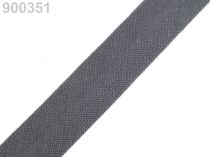 Textillux.sk - produkt Šikmý prúžok bavlnený šírka  14mm zažehlený - 900 351 šedá kalná