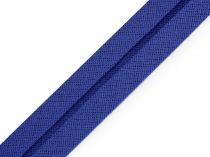 Textillux.sk - produkt Šikmý prúžok bavlnený šírka 20 mm zažehlený - 5 / 16 modrá zafírová