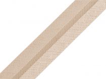Textillux.sk - produkt Šikmý prúžok bavlnený šírka 20 mm zažehlený - 2 béžová svetlá