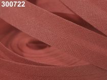Textillux.sk - produkt Šikmý prúžok bavlnený šírka 20mm zažehlený  - 300 722 terakota