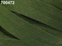 Textillux.sk - produkt Šikmý prúžok bavlnený šírka 20mm zažehlený  - 700 472 khaki