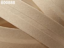 Textillux.sk - produkt Šikmý prúžok bavlnený šírka 20mm zažehlený  - 800 888 béžová