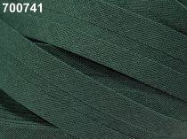 Textillux.sk - produkt Šikmý prúžok bavlnený šírka 20mm zažehlený  - 700 741 zelená lesná