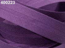 Textillux.sk - produkt Šikmý prúžok bavlnený šírka 20mm zažehlený  - 400 223 fialová tmavá