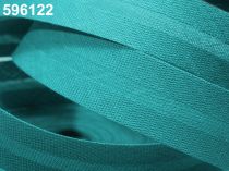 Textillux.sk - produkt Šikmý prúžok bavlnený šírka 20mm zažehlený  - 596 122 tyrkys