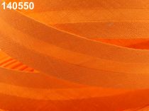 Textillux.sk - produkt Šikmý prúžok bavlnený šírka 20mm zažehlený  - 140 550 oranžová reflex