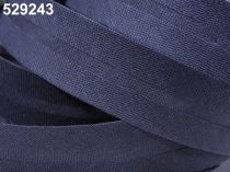 Textillux.sk - produkt Šikmý prúžok bavlnený šírka 20mm zažehlený  - 529 243 modrá parížska