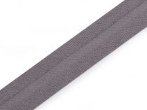 Textillux.sk - produkt Šikmý prúžok bavlnený šírka 30 mm zažehlený - 4 (13) šedá