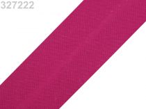 Textillux.sk - produkt Šikmý prúžok bavlnený šírka 30mm zažehlený  - 327 222 fuchsiová tm.