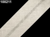 Textillux.sk - produkt Šikmý prúžok bavlnený šírka 30mm zažehlený 