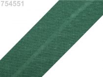 Textillux.sk - produkt Šikmý prúžok bavlnený šírka 30mm zažehlený  - 754 551 zelená jedla