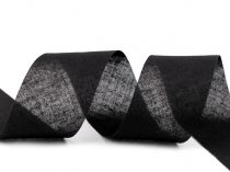 Textillux.sk - produkt Šikmý prúžok bavlnený šírka 40 mm nezažehlený - 999 143 čierna