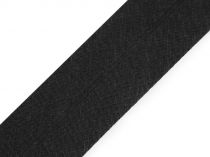 Textillux.sk - produkt Šikmý prúžok bavlnený šírka 40 mm zažehlený - 999 143 čierna