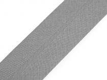 Textillux.sk - produkt Šikmý prúžok bavlnený šírka 40 mm zažehlený - 900 113 šedá
