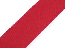 Textillux.sk - produkt Šikmý prúžok bavlnený šírka 40 mm zažehlený - 300 631 červená tm.