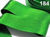 Textillux.sk - produkt Šikmý prúžok saténový 20mm zažehlený rozmeraný  - 184 zelená