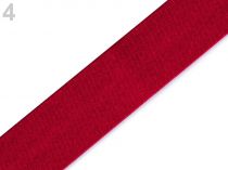 Textillux.sk - produkt Šikmý prúžok saténový šírka 15 mm - 7 červená tm.