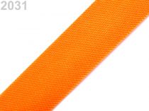 Textillux.sk - produkt Šikmý prúžok saténový šírka 15 mm zažehlený - 2031 oranžová  