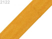 Textillux.sk - produkt Šikmý prúžok saténový šírka 15 mm zažehlený - 2122 horčicová