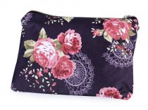 Textillux.sk - produkt Skladacia nákupná taška so zipsom 41x46 cm - 7 fialová lilková ruže