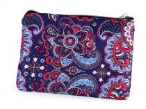 Textillux.sk - produkt Skladacia nákupná taška so zipsom 41x46 cm - 8 šedomodrá ornament