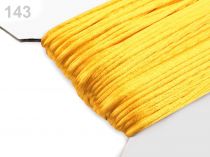 Textillux.sk - produkt Šnúra Ø2mm saténová  - 143 žltá maslová