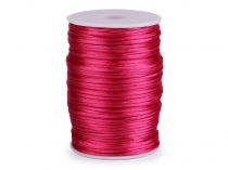 Textillux.sk - produkt Šnúra Ø2mm saténová  - 72 (72) ružová ostrá