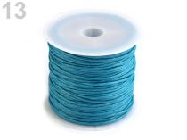 Textillux.sk - produkt Šnúra bavlnená Ø0,8 mm voskovaná - 13 modrá svetlá
